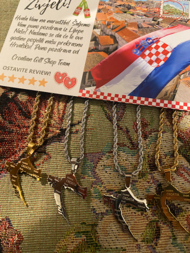 Croatian Map Necklace photo review