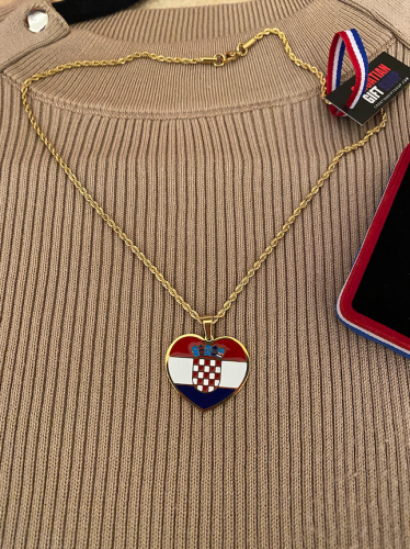 Croatian Grb Heart Necklace photo review