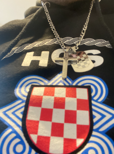 Croatian Grb and Oče Naš Cross Necklace photo review