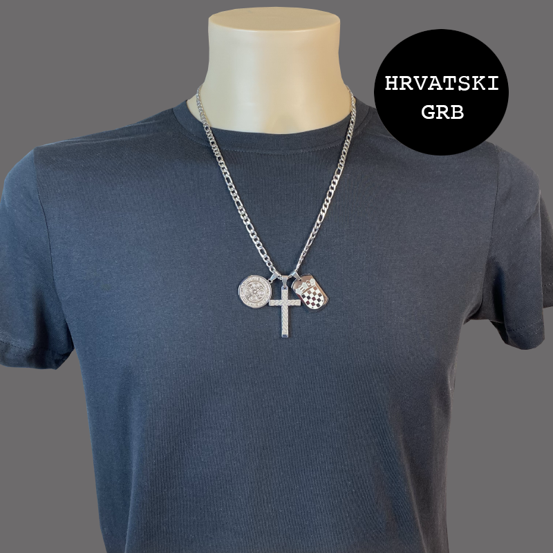 Pločica Grb s Pleter Križem i Medaljom sv. Benedikta Lančić – Figaro Vez - Image 9