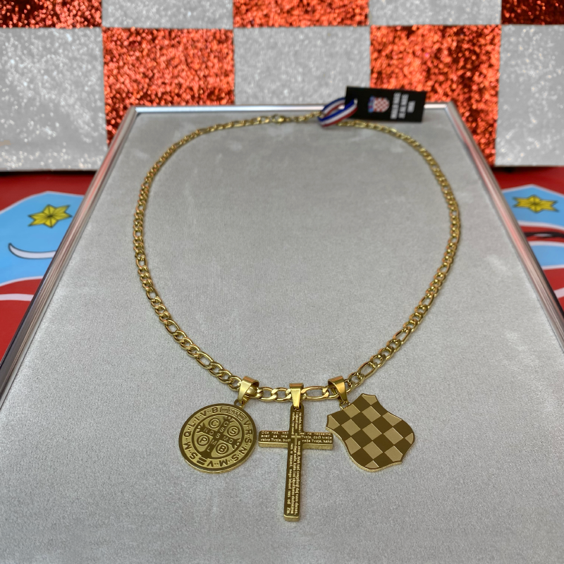 Grb Herceg Bosne s Križem Oče Naš i Medaljom sv. Benedikta Lančić – Figaro Vez - Image 7