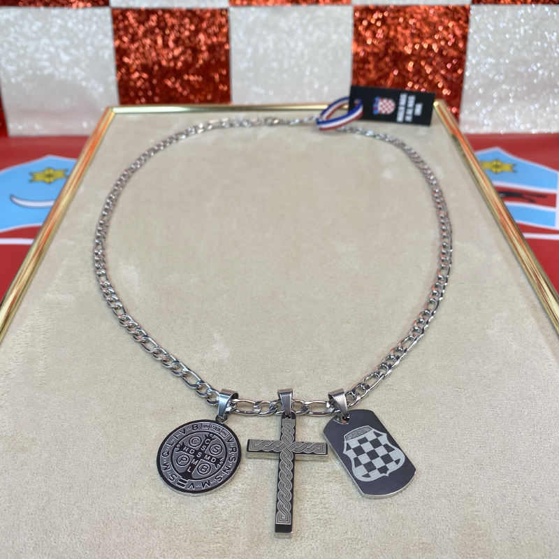 Pločica Grb s Pleter Križem i Medaljom sv. Benedikta Lančić – Figaro Vez - Image 7